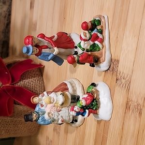Vintage Holiday Christmas Village people